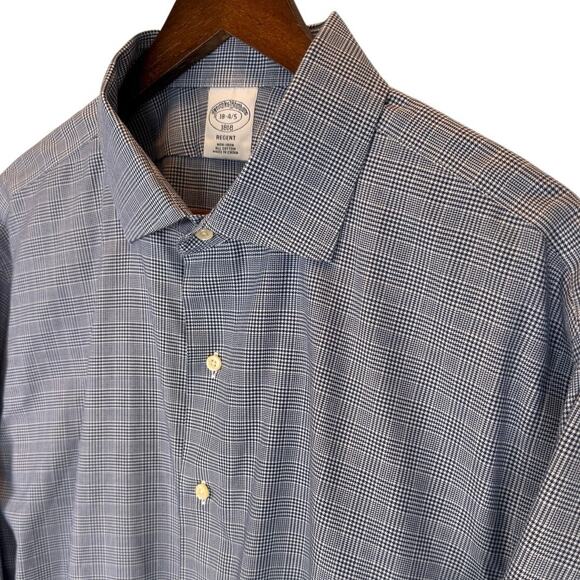Brooks Brothers Other - Brooks Brothers Men’s 18 4/5 Regent 1818 Button Down Shirt Houndstooth Plaid EUC